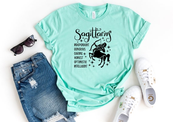 Sagittarius Shirt | Zodiac Sign Tshirt | Sagittarius Zodiac T-Shirt | Sagittarius Birthday Tee | Gift for Sagittarius | Personality Outfit