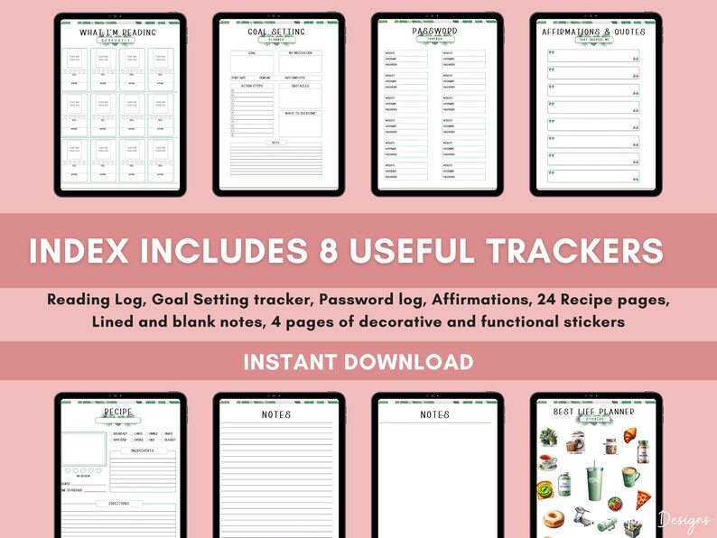 2024 Digital Planner, 2024 Best Life Planner, Goodnotes Planner, Etsy