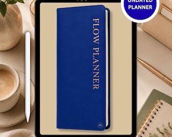 FLOW Undated Digital Planner | Hobonichi Inspired Planner for Goodnotes & Noteful