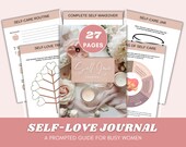 Self-Love Journal for Busy Women: 27-Page Printable or Digital