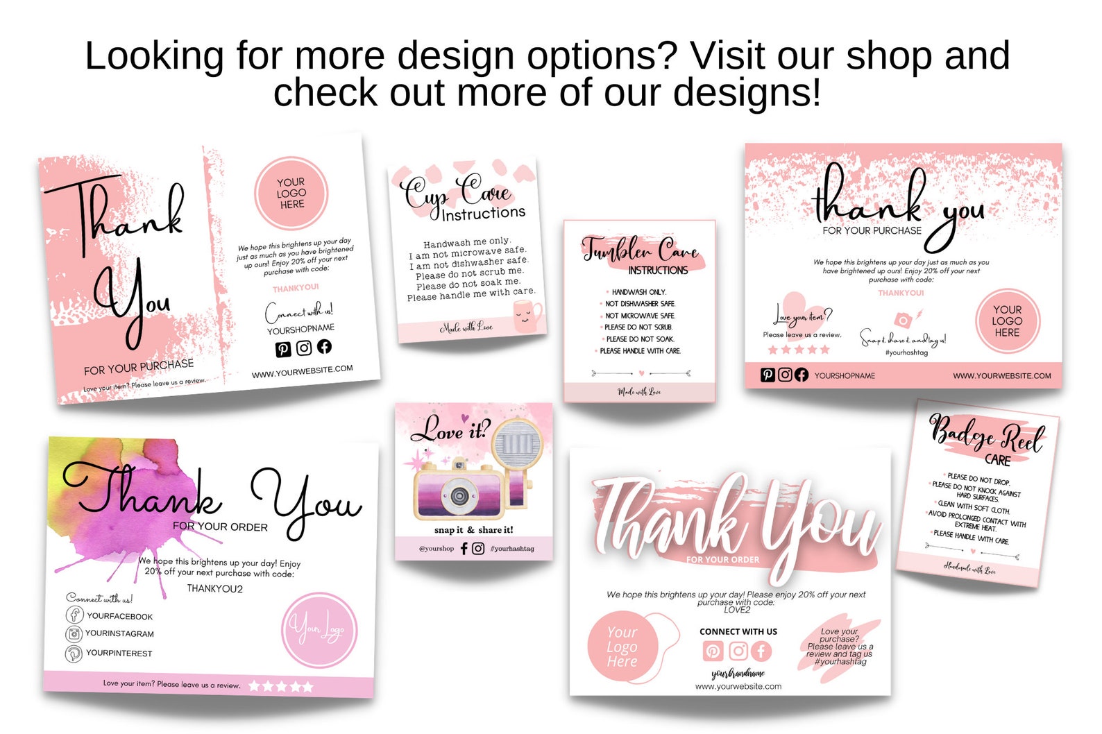 Key Chain Care Instructions Card Printable Resin Acrylic Etsy