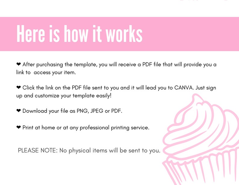 Bakery Price List Template, Bakery Menu, Editable Cake Price List