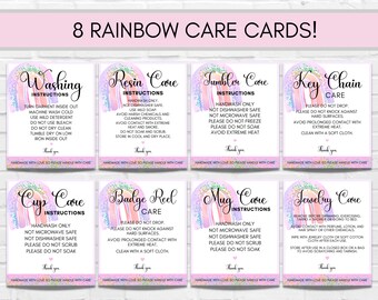 Care Card Bundle Printable Instructions Cards for Small Etsy Care Card Bundle Printable Instructions Cards for Small Etsy