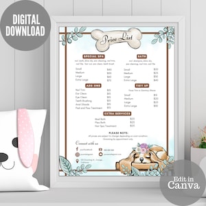 Illustration of Low-Cost Pet Grooming Prices