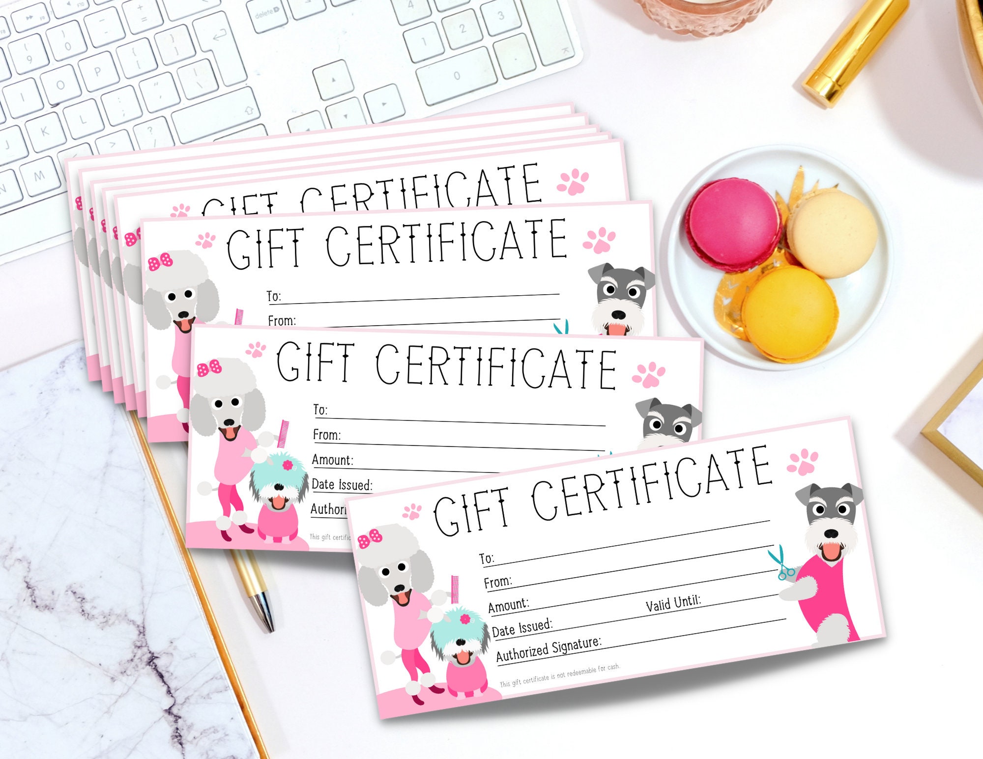Dog Grooming Gift Certificate Pet Gift Voucher Pet Gift Etsy Dog Grooming Gift Certificate Pet Gift Voucher Pet Gift Etsy