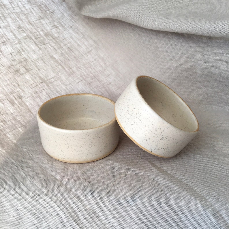 Small Handmade Ceramic Ramekin Dish with Matte Speckled Finish Etsy