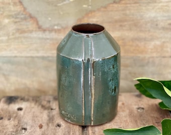 Sage Green Handmade Ceramic Vase