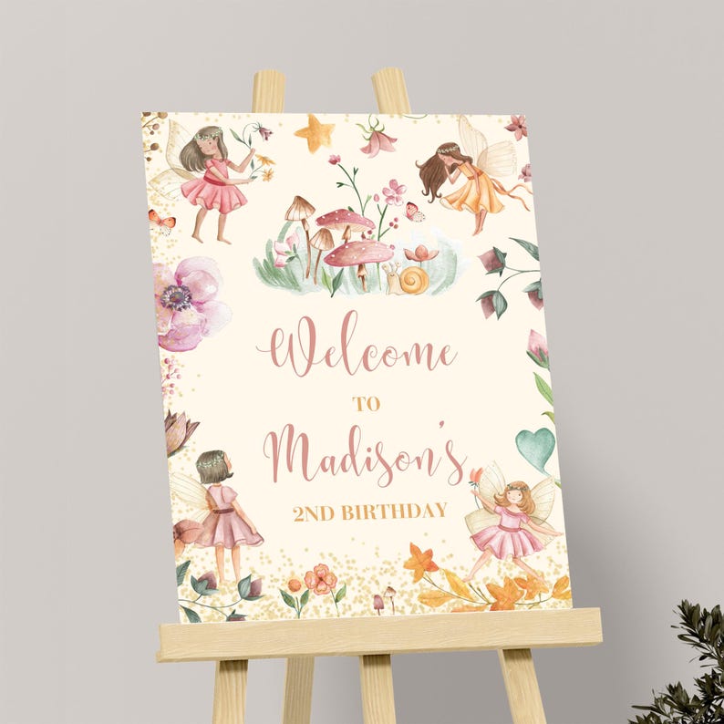 fairies welcome sign