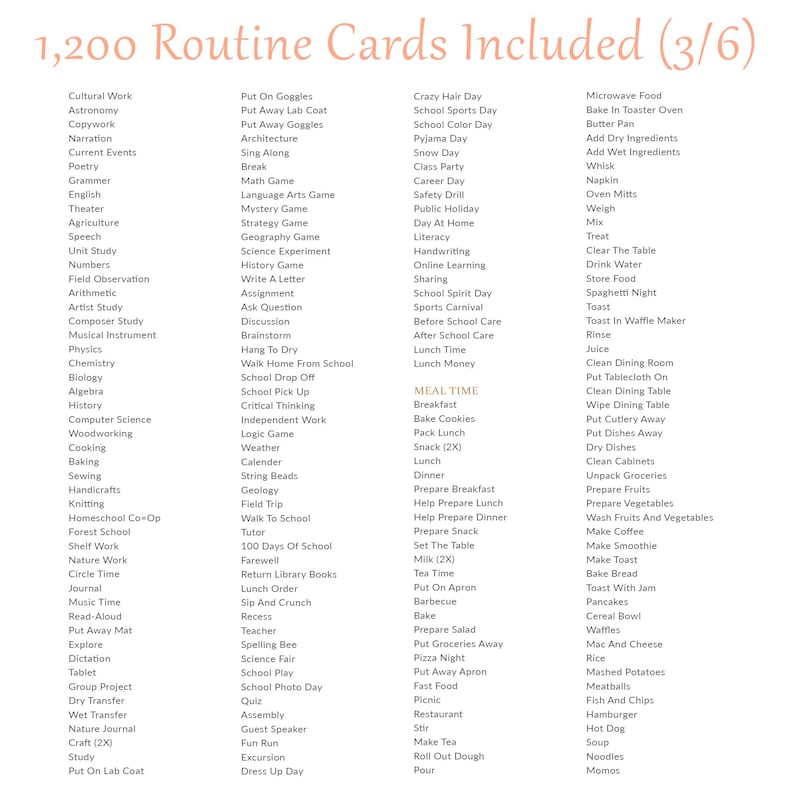 Dagliga rutinkort Visuellt schema Rutinschema för småbarn Sysslor Daglig rytmchecklista Montessori förskola PEC-kort REDIGERINGSBART bild 4