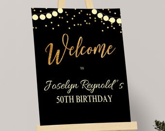 Surprise Welcome Sign Surprise Birthday Sign Surprise Welcome Poster Shh It's A Surprise Party Decor Surprise Theme Decorations EDITABLE S09
