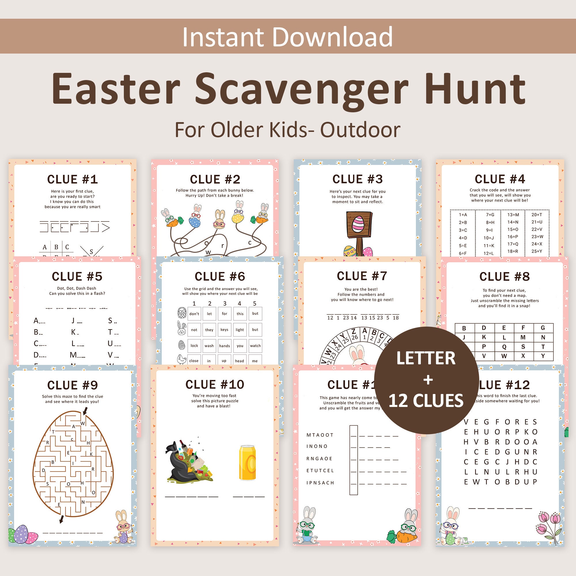 easter-scavenger-hunt-for-older-kids-easter-egg-hunt-clues-teen-easter-bunny-escape-room-easter-basket-treasure-hunt-outdoor-game-printable-etsy for Easter Scavenger Hunt Free Printable Easter Scavenger Hunt for Older Kids Easter Egg Hunt Clues Teen Easter Bunny Escape Room Easter Basket Treasure Hunt Outdoor Game PRINTABLE - Etsy for Easter Scavenger Hunt Free Printable