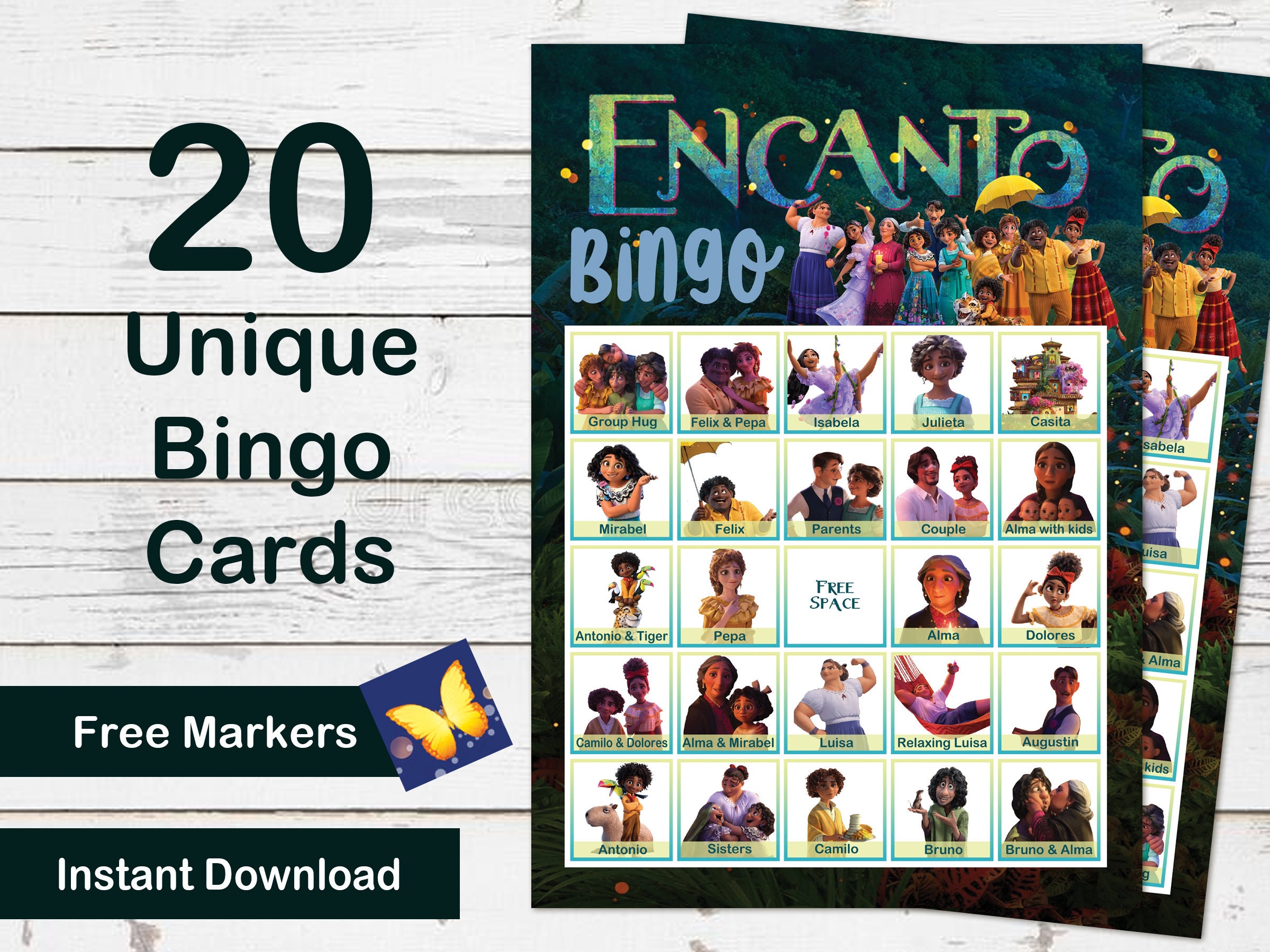 encanto-bingo-game-20-cards-encanto-movie-birthday-party-etsy-uk