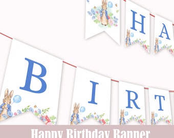 Carrot Tassel Paper Party Bunting - 2m Peter Rabbit Theme, Easter & 1st Birthday Decor, Kids Garland - View #3