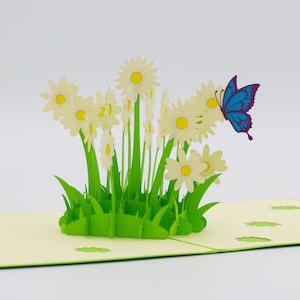 Handmade Blossom Flowers 3D Pop up Card for Valentine's Day, Birthday, Mother's Day or any Occasions, Brisbane, Australia
