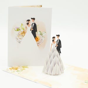 Timeless Love Pop up Wedding Card, Pop Up card Australia, Pop up cards, 3D cards, Origami Card, Wedding Cards
