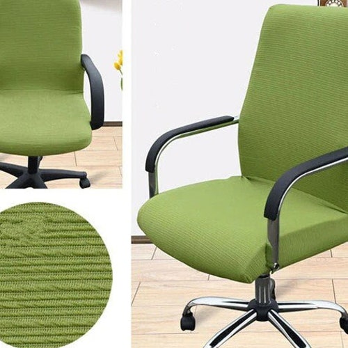 4 Pieces Removable Washable Office Chair Armrest Covers Pads Stretch Armrest Cover Elastic Band Office Computer Chair Armrest Protect Covers 