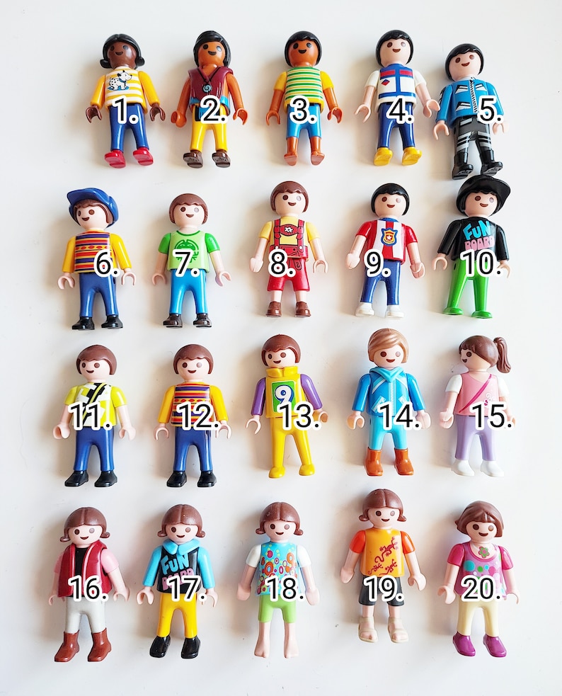 Figurine Playmobil fille et garçon à choisir entre enfants image 2
