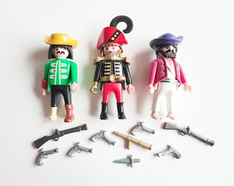 Playmobil Figurines de pirate pour bateau pirate 3750 Figurines