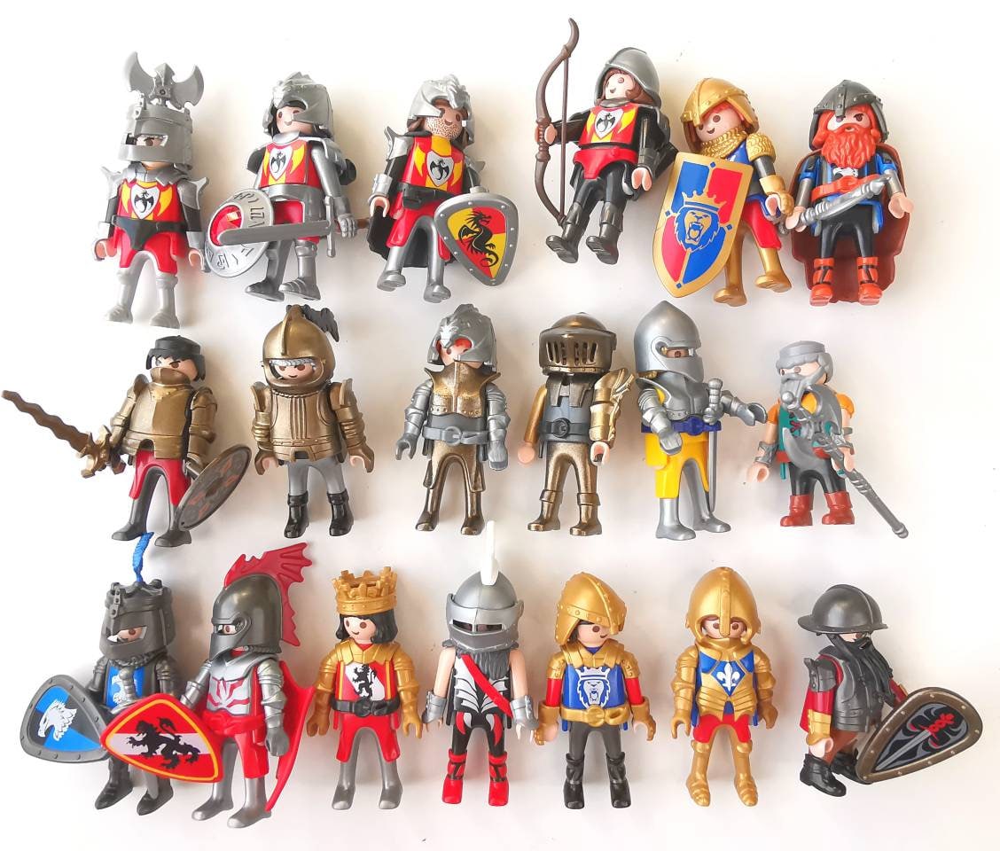 Playmobil knights figures sales