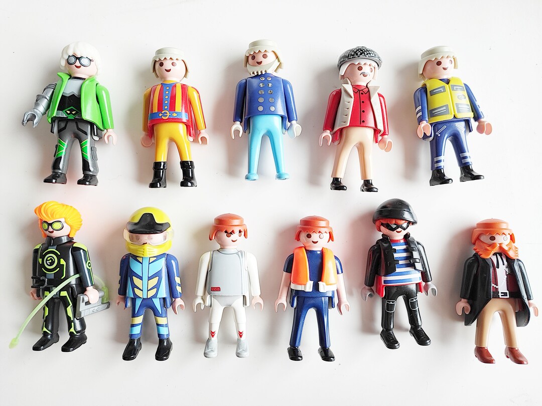 Figur mit weißen oder roten Haaren Playmobil Figur Figuren Puppe Etsy.de