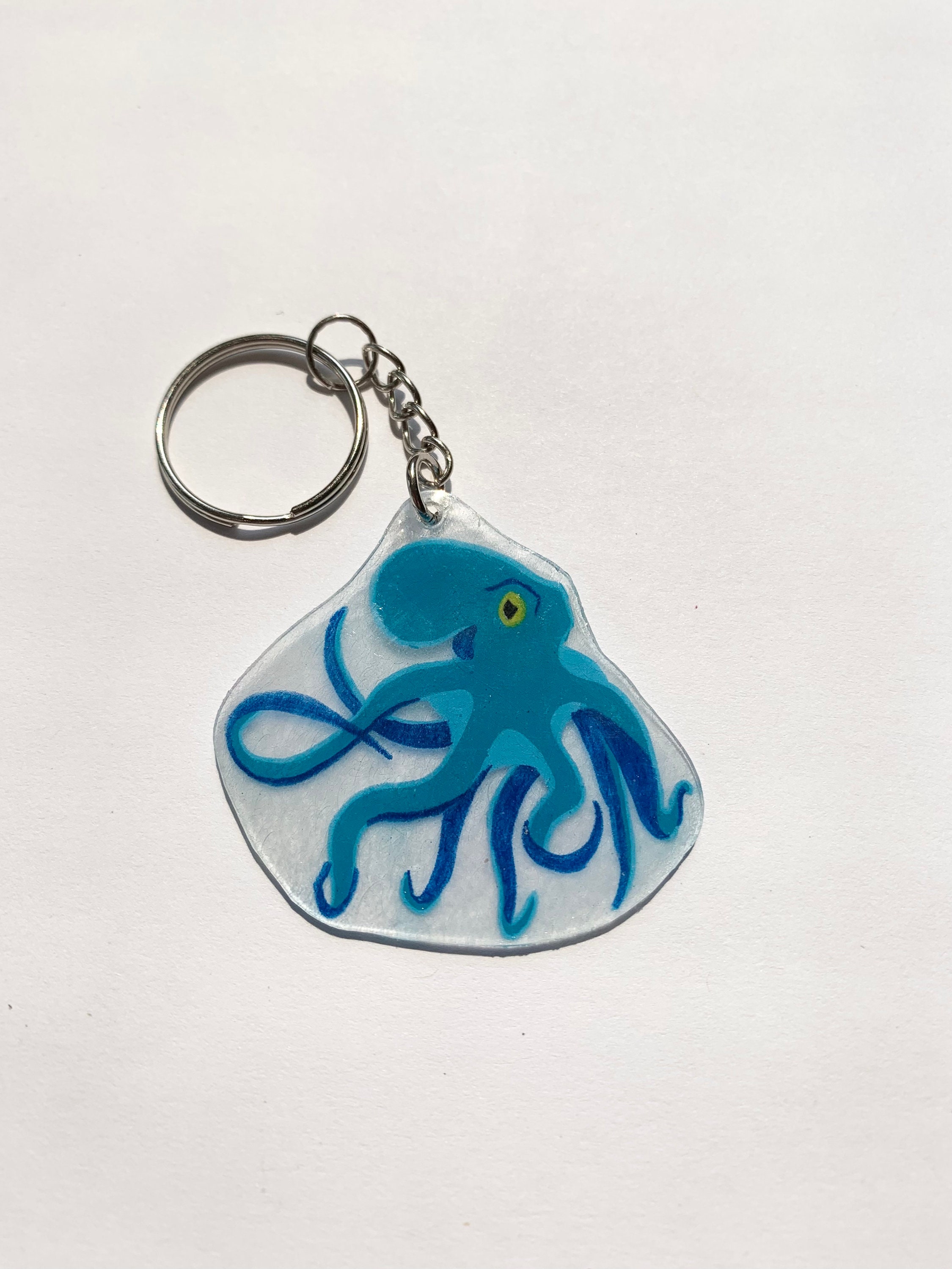octopus keychain pop it