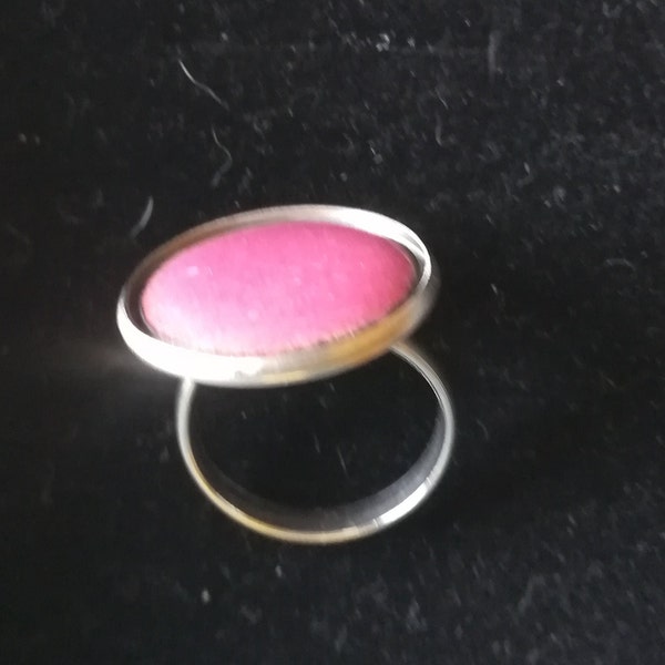 Bague émaillée, réglable