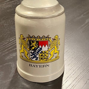 Vintage Bayern Coat of Arms Stein by Beyer, West Germany