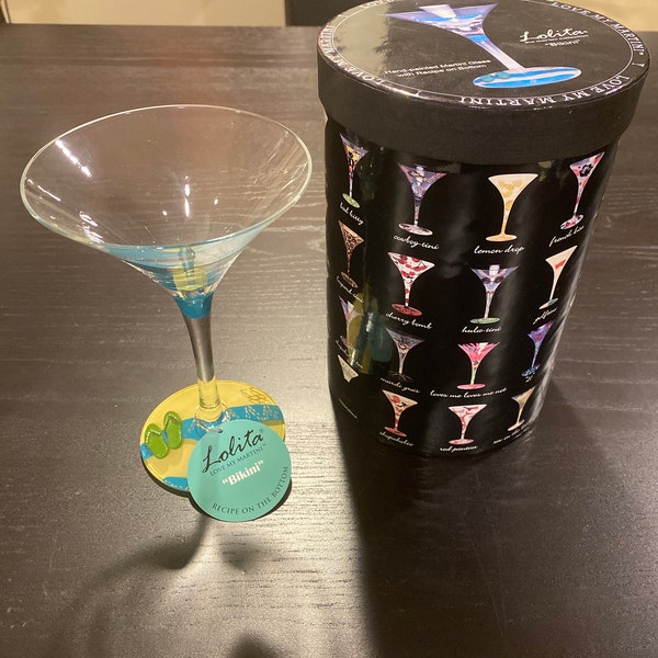 Vintage Lolita “Bikini” martini collection glass