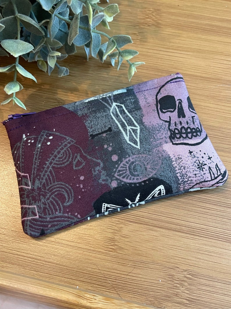 Crazy Skull 1 Petite Canvas Pouch