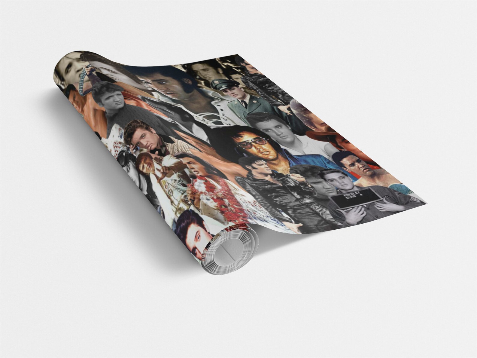 Elvis Christmas Wrapping Paper 