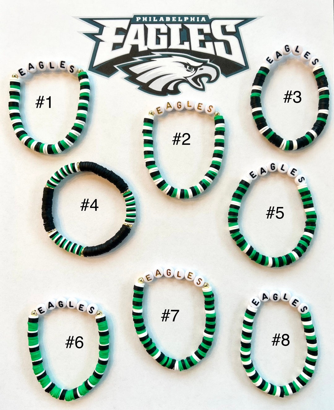 Philadelphia Eagles Bracelets Etsy