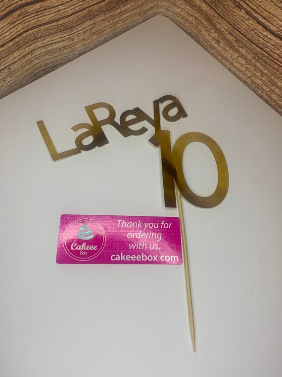 Personalised Cake Toppers Etsy