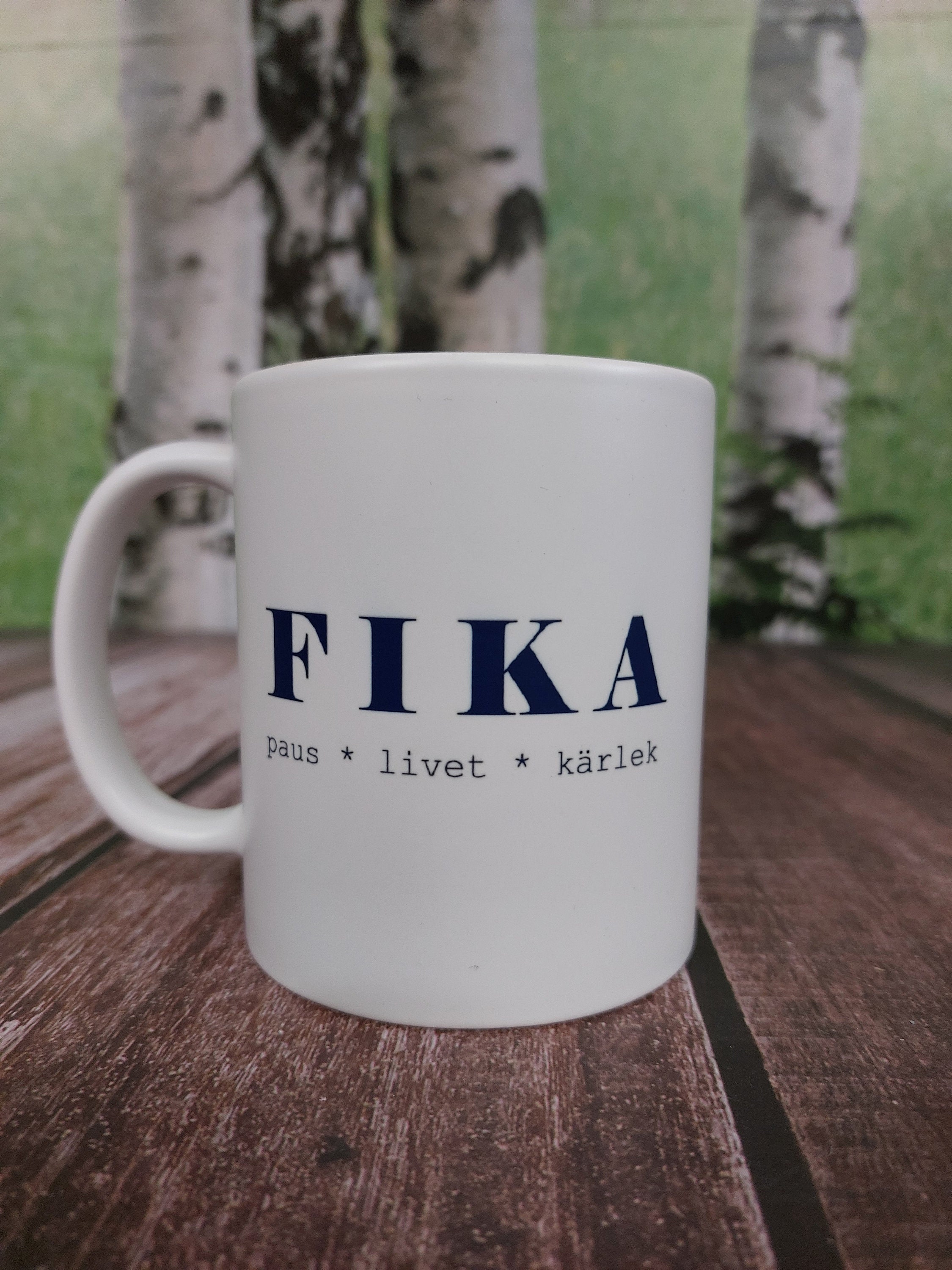 Ceramic mug 'Fika'