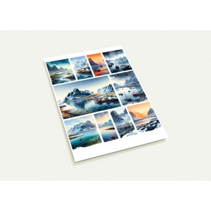 Set di 10 cartoline 'Lofoten'