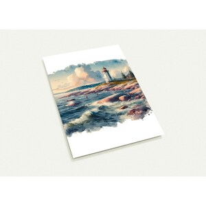 Set van 10 ansichtkaarten 'Vuurtoren'