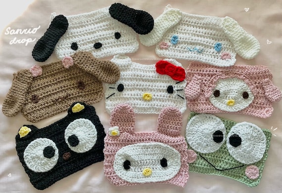 Sanrio Characters Crochet Bag | Hello Kitty Keroppi Chococat