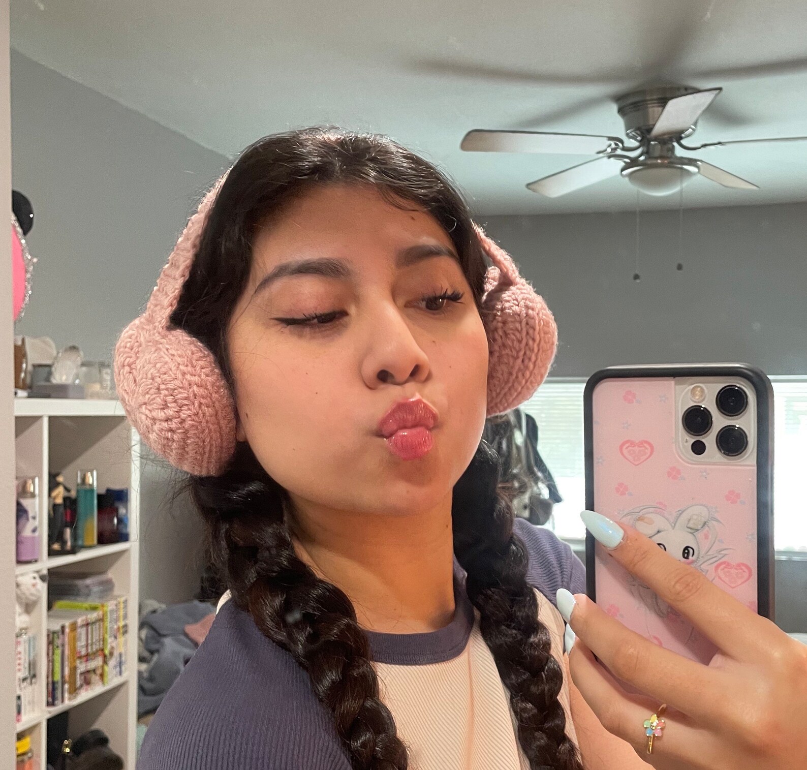 Crochet Heart Ear Muffs Etsy