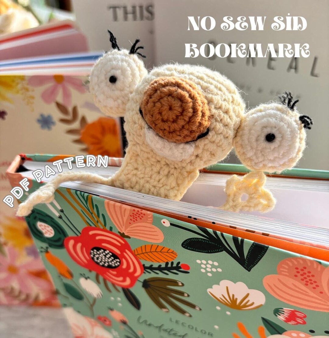 Crochet Amigrumi Pattern Bookmarks PDF ENGLISH Pattern Amigrumi Sid