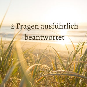 Intuitive Kartenlegung / 2 detailierte Fragen