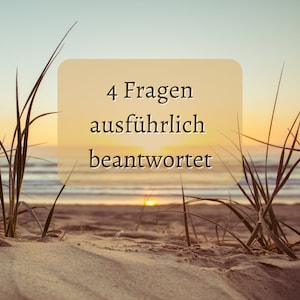 Intuitive Kartenlegung / 4 detailierte Fragen