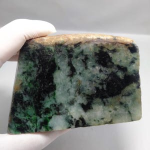 Burmese Jadeite Jade 383 grams Authenthic Grade A Natural Untreated Burma Jade specimen