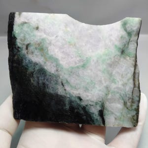 Burmese Jadeite Jade 376 grams Authenthic Grade A Natural Untreated Burma Jade specimen