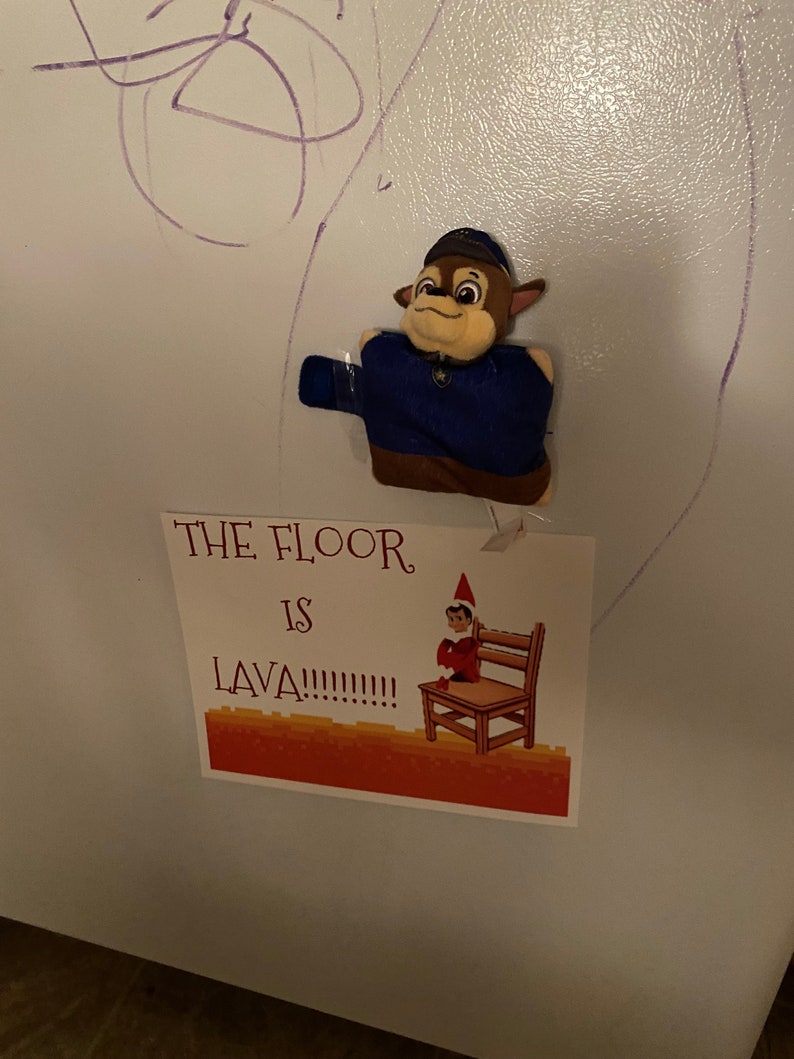Elf on the Shelf Floor is Lava Game Download Etsy