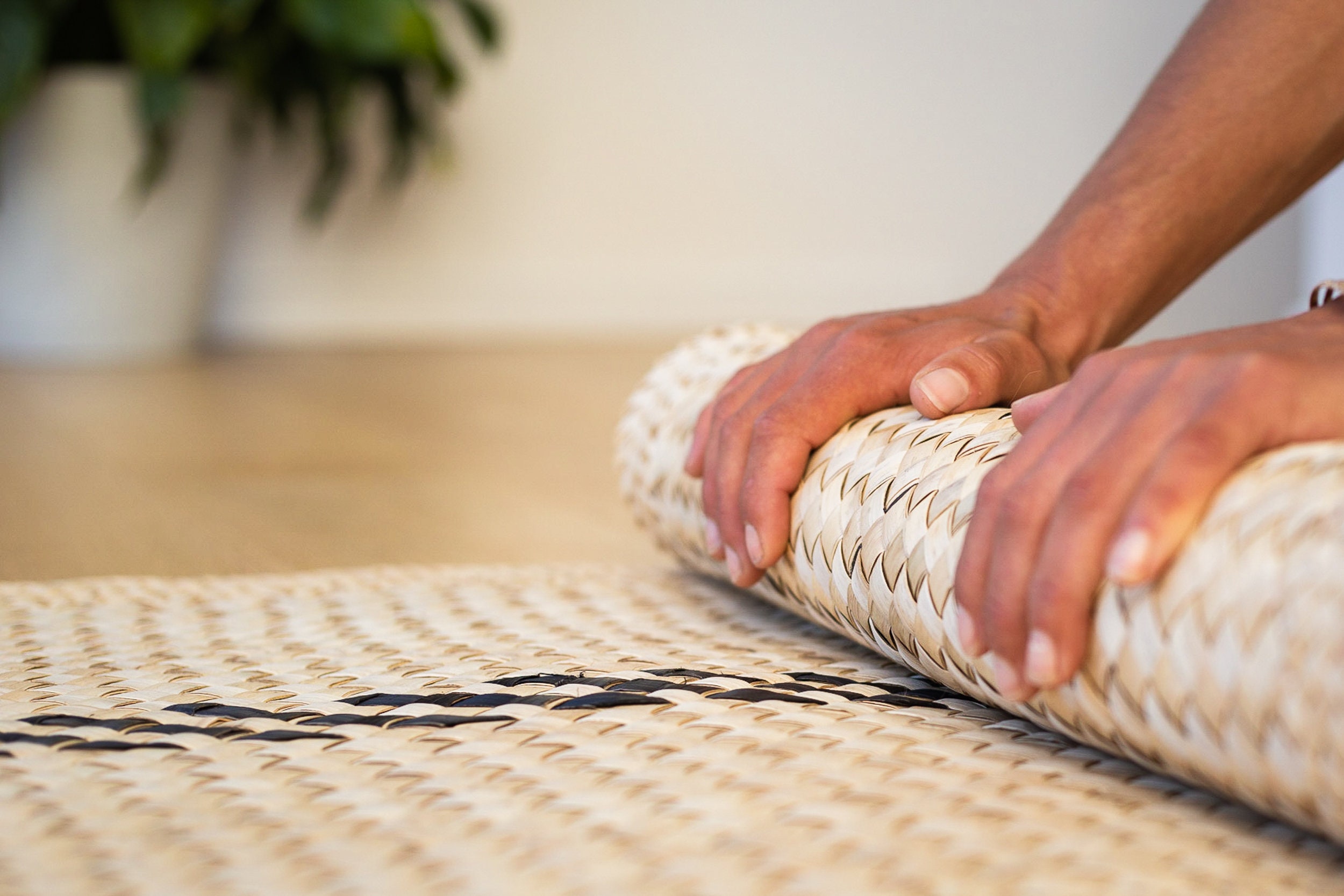 Zebra Woven Yoga Mat Etsy