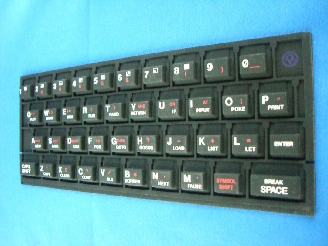 Keyboard Matte Black Color for ZX Spectrum 16K / 48K - Etsy