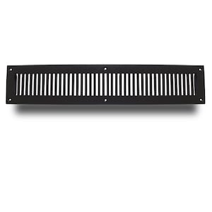 4&quot;x30&quot; Cast Aluminum Air Return Grille | Hand Made, powdered Coated | Over all 6&quot;x32&quot; for Wall, Ceiling and Floor| Model Rock