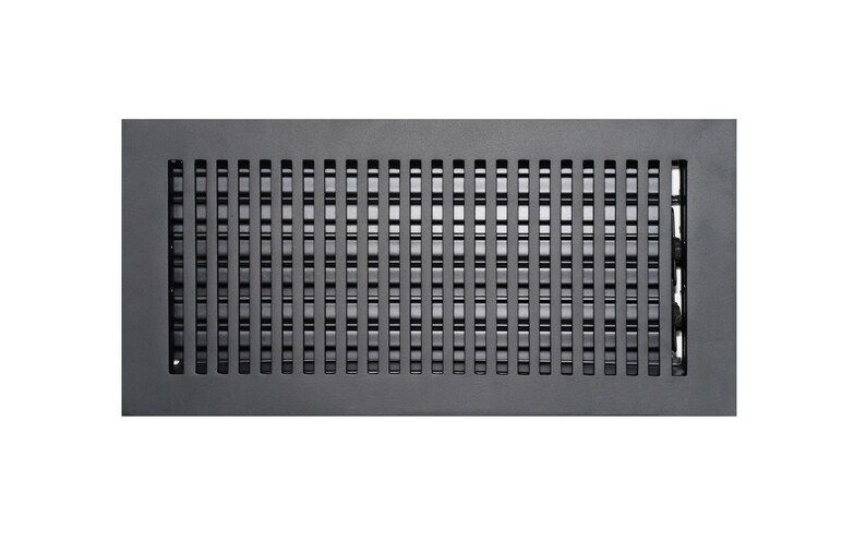 6x12 duct Opening Heavy Duty Cast Aluminum Floor Register With Air