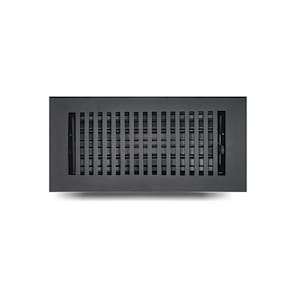 3&quot;x10&quot; Solid Cast Aluminum Vent Cover | Walkable Heavy Duty Floor Register by Caststo | Air Control | No Plastic | Overall 5&quot;x12&quot; Rock