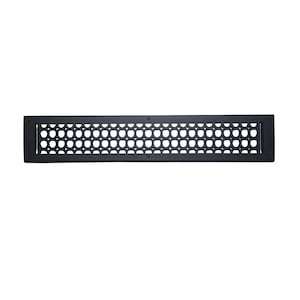 4&quot;x30&quot; Cast Aluminum Air Return Grille | Hand Made, powdered Coated | Over all 6&quot;x32&quot; for Wall, Ceiling and Floor| Model Oval