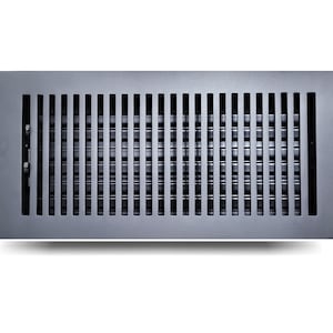 6&quot;x10&quot;  Cast Aluminum Vent Cover | Heavy Duty Walkable Floor Register by Caststo | Air Control | No Plastic | Overall 8&quot;x12&quot;- Rock